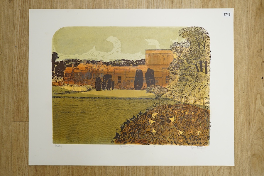 Robert Tavener (1920-2004), artists proof screenprint, ‘Glyndebourne, Sussex’, signed in pencil, 60 x 77cm, unframed